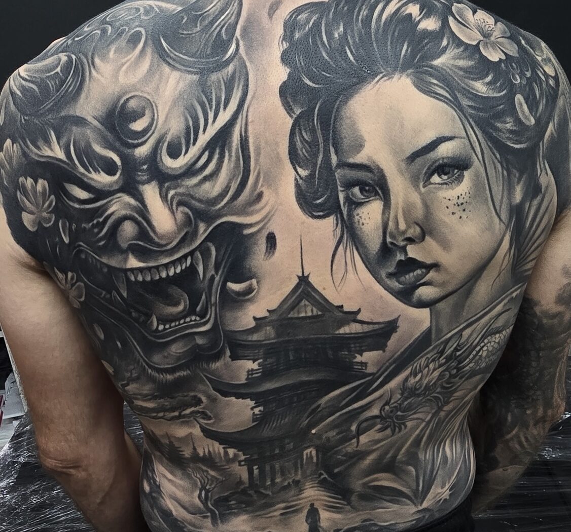 Black & Grey tattoo by Hypnotic Art Tattoo Studio, Milton Keynes