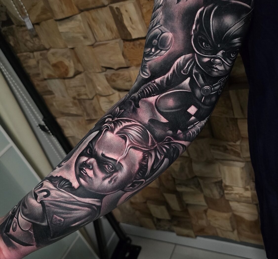 Black & Grey tattoo by Hypnotic Art Tattoo Studio, Milton Keynes