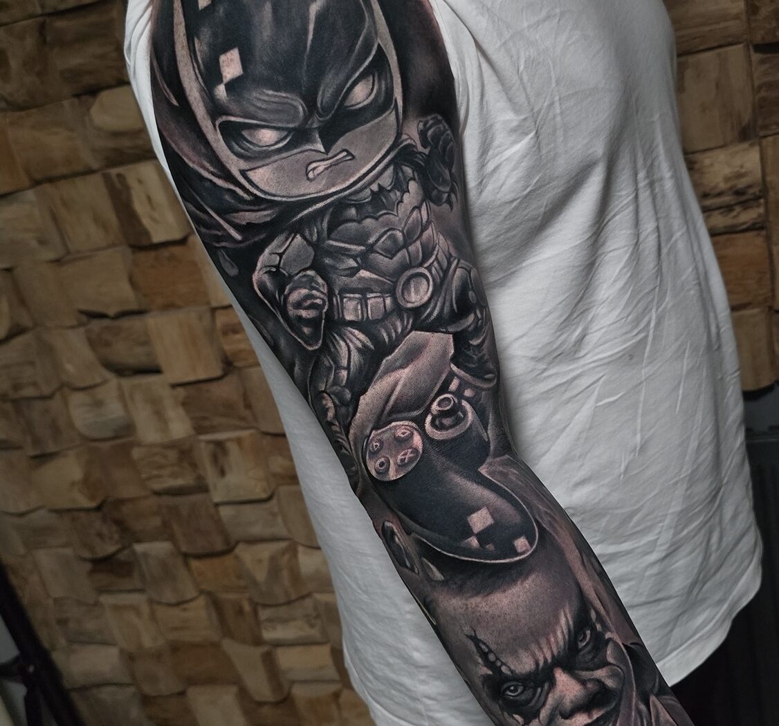 Black & Grey tattoo by Hypnotic Art Tattoo Studio, Milton Keynes