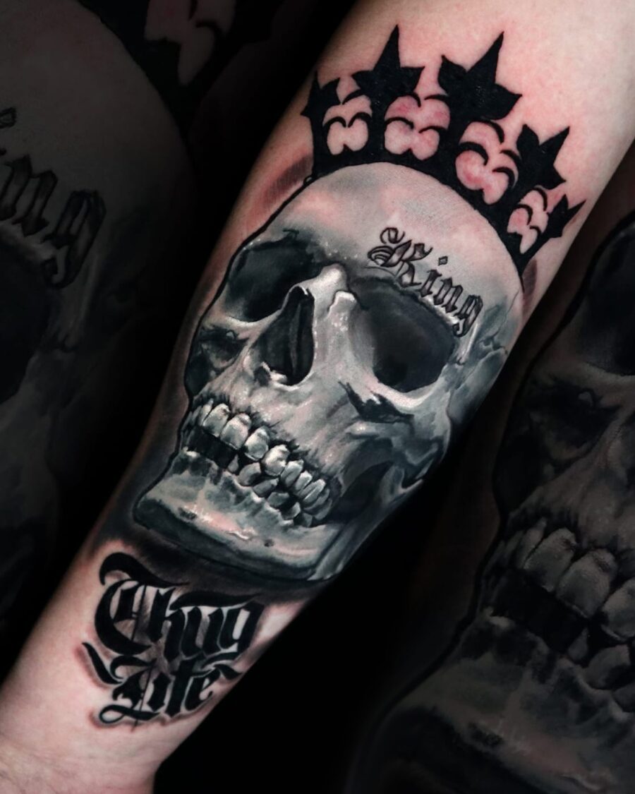 Black & Grey tattoo by Hypnotic Art Tattoo Studio, Milton Keynes