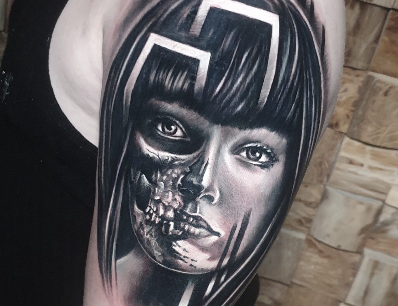 Black & Grey tattoo by Hypnotic Art Tattoo Studio, Milton Keynes
