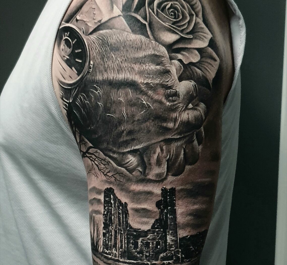 Black & Grey tattoo by Hypnotic Art Tattoo Studio, Milton Keynes