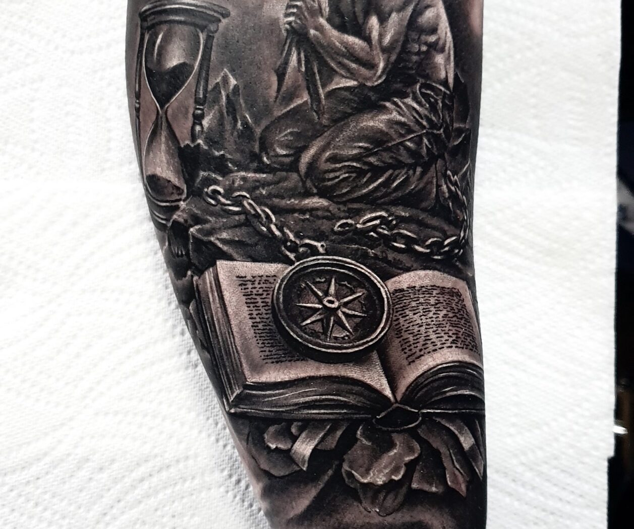 Black & Grey tattoo by Hypnotic Art Tattoo Studio, Milton Keynes