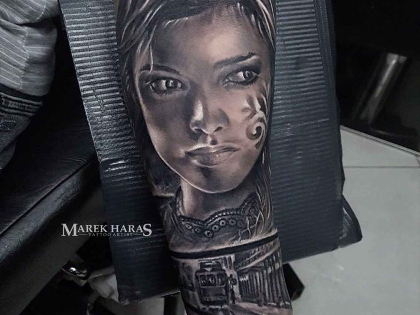 Black & Grey tattoo by Hypnotic Art Tattoo Studio, Milton Keynes