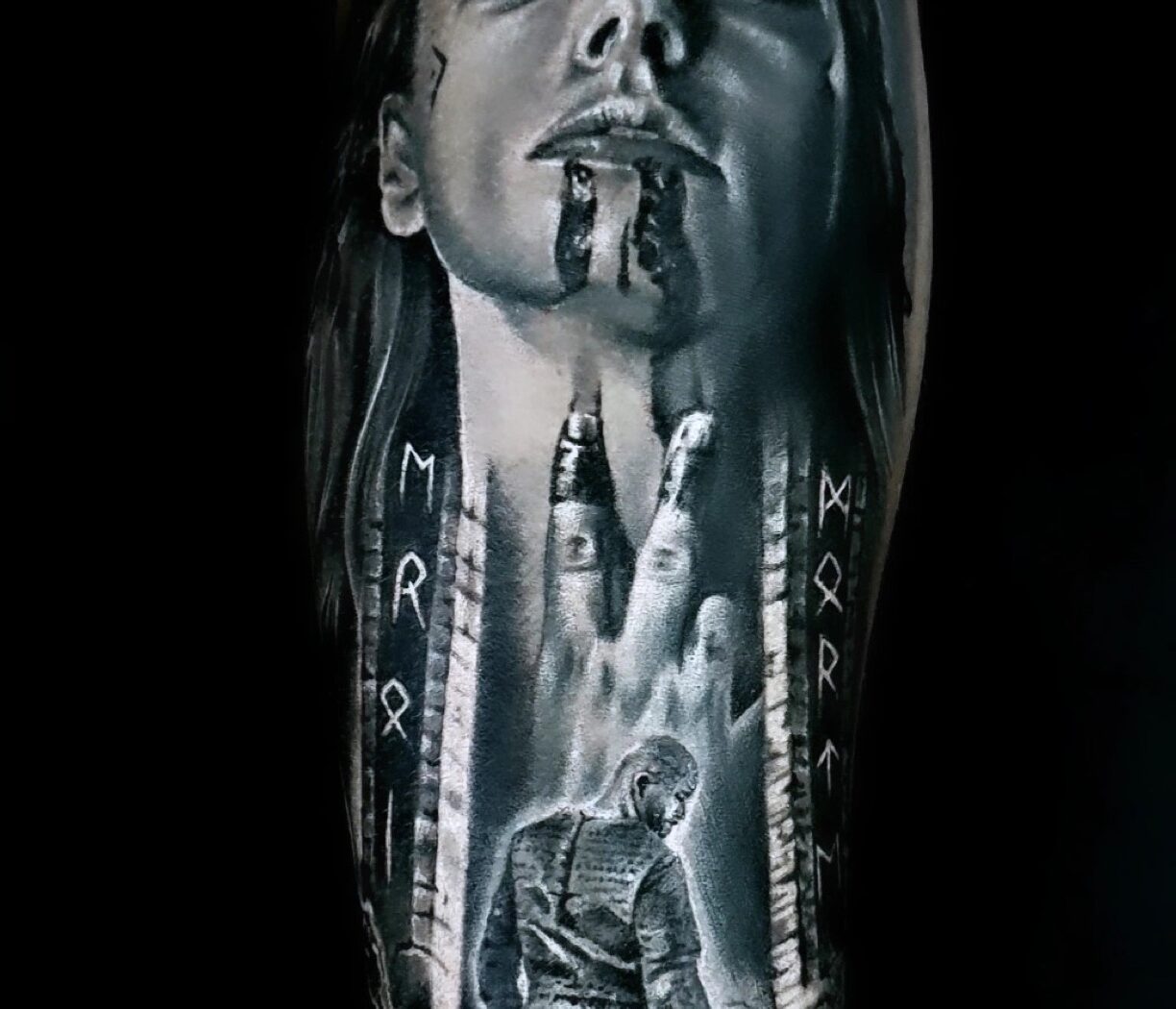 Black & Grey tattoo by Hypnotic Art Tattoo Studio, Milton Keynes