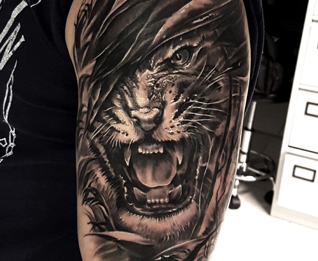 Black & Grey tattoo by Hypnotic Art Tattoo Studio, Milton Keynes