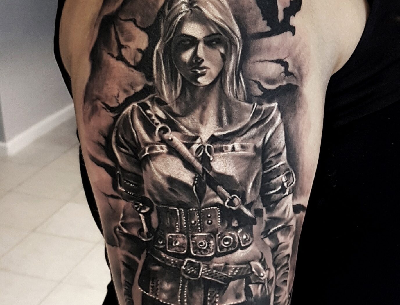 Black & Grey tattoo by Hypnotic Art Tattoo Studio, Milton Keynes