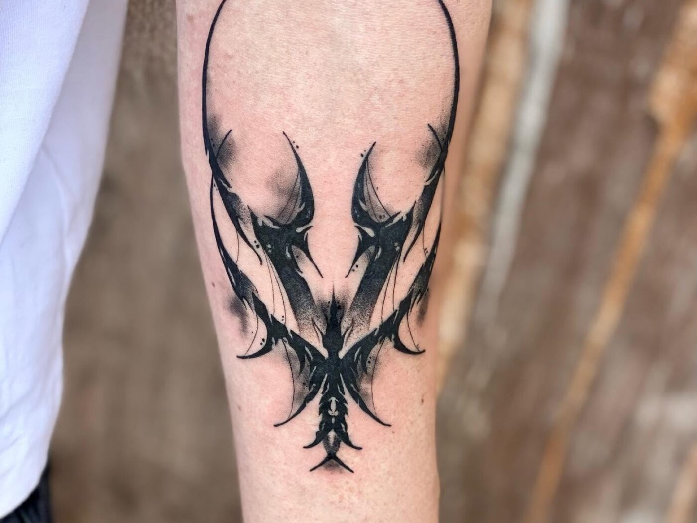 Blackwork tattoo by Hypnotic Art Tattoo Studio, Milton Keynes