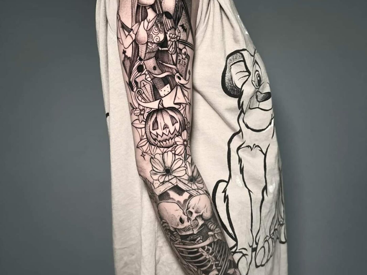 Blackwork tattoo by Hypnotic Art Tattoo Studio, Milton Keynes