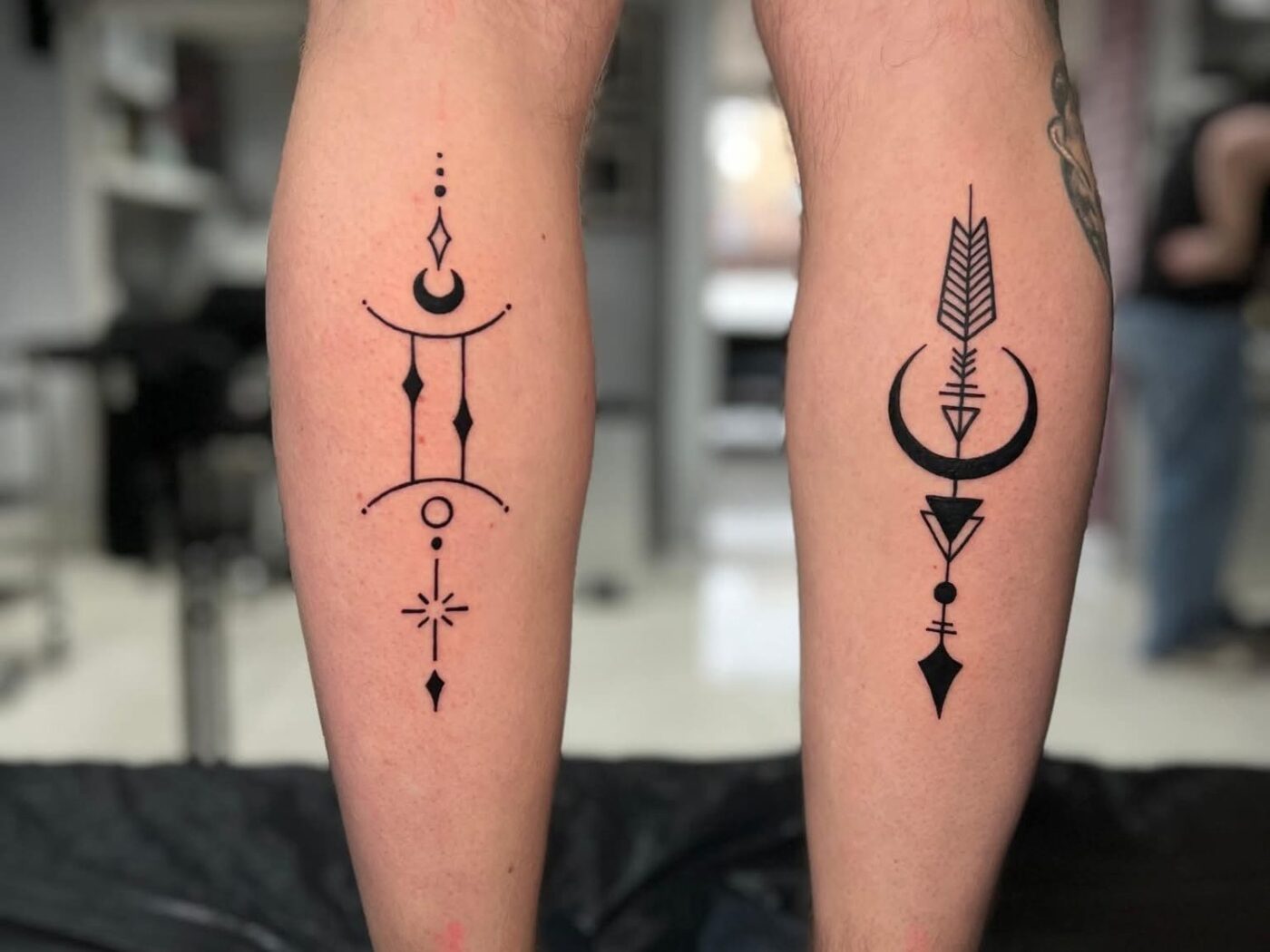 Blackwork tattoo by Hypnotic Art Tattoo Studio, Milton Keynes