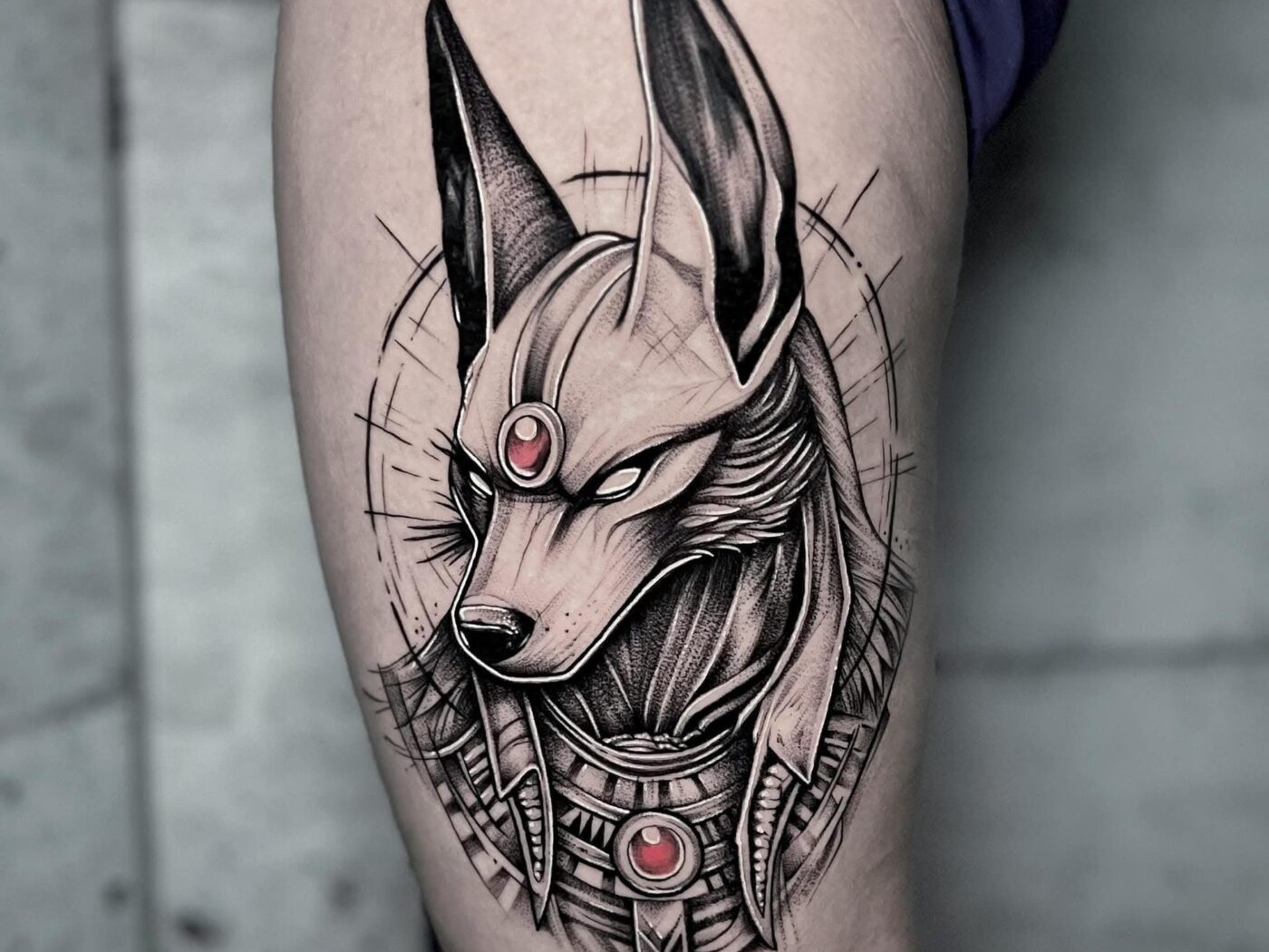 Blackwork tattoo by Hypnotic Art Tattoo Studio, Milton Keynes