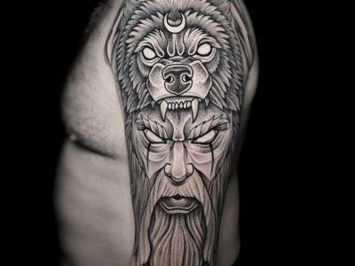 Blackwork tattoo #3 by Hypnotic Art Tattoo Studio, Milton Keynes