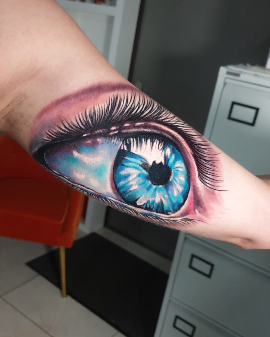 Colour tattoo by Hypnotic Art Tattoo Studio, Milton Keynes