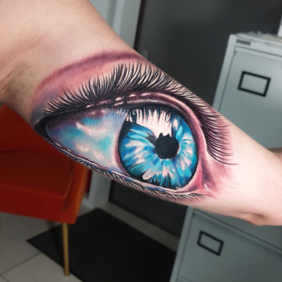 Colour tattoo by Hypnotic Art Tattoo Studio, Milton Keynes