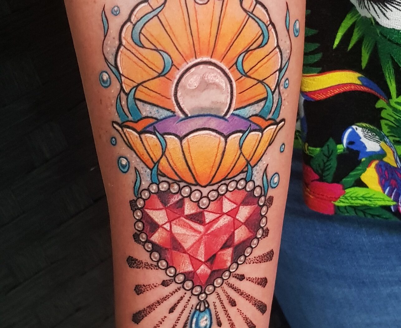 Colour tattoo by Hypnotic Art Tattoo Studio, Milton Keynes