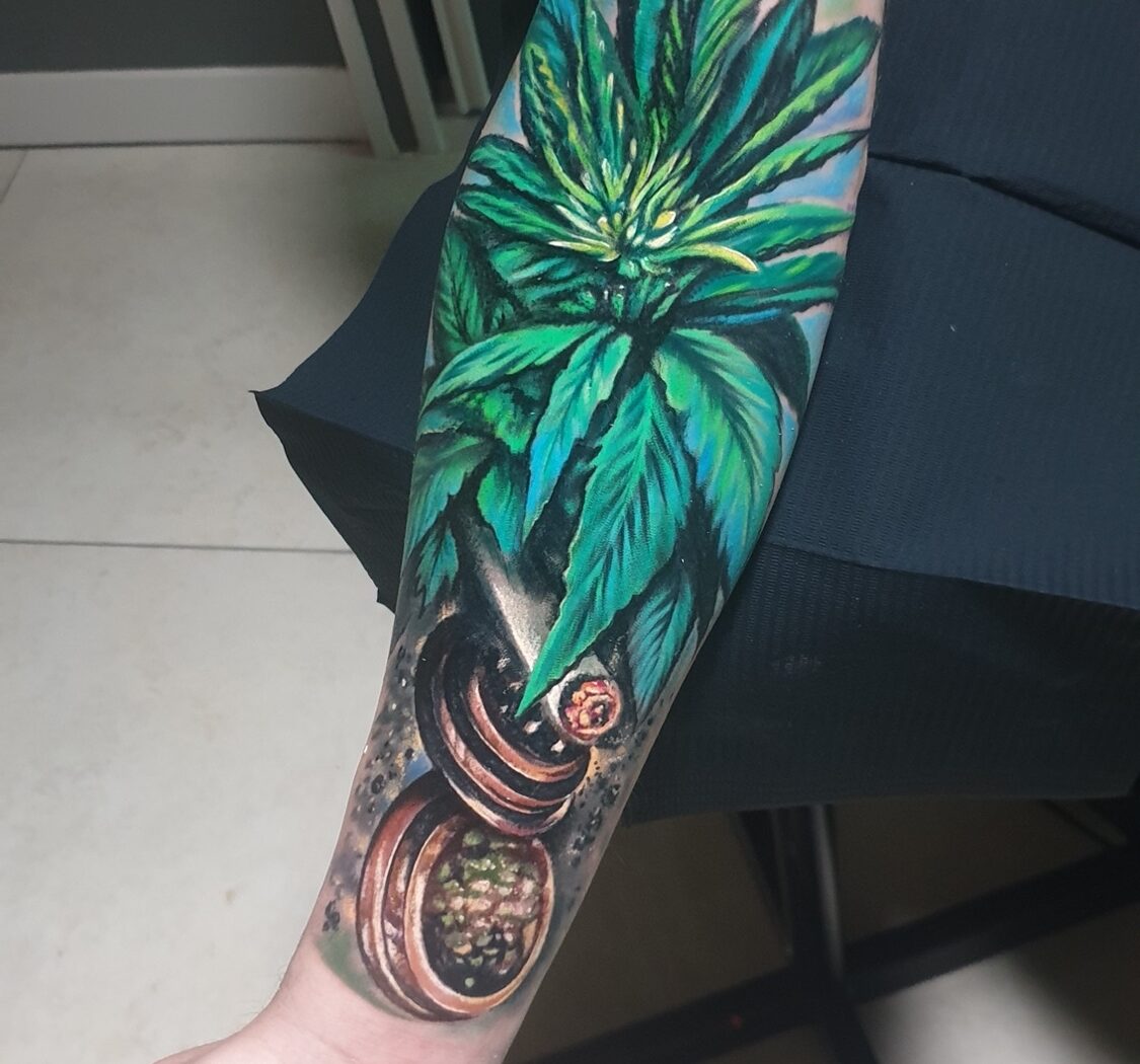 Colour tattoo by Hypnotic Art Tattoo Studio, Milton Keynes