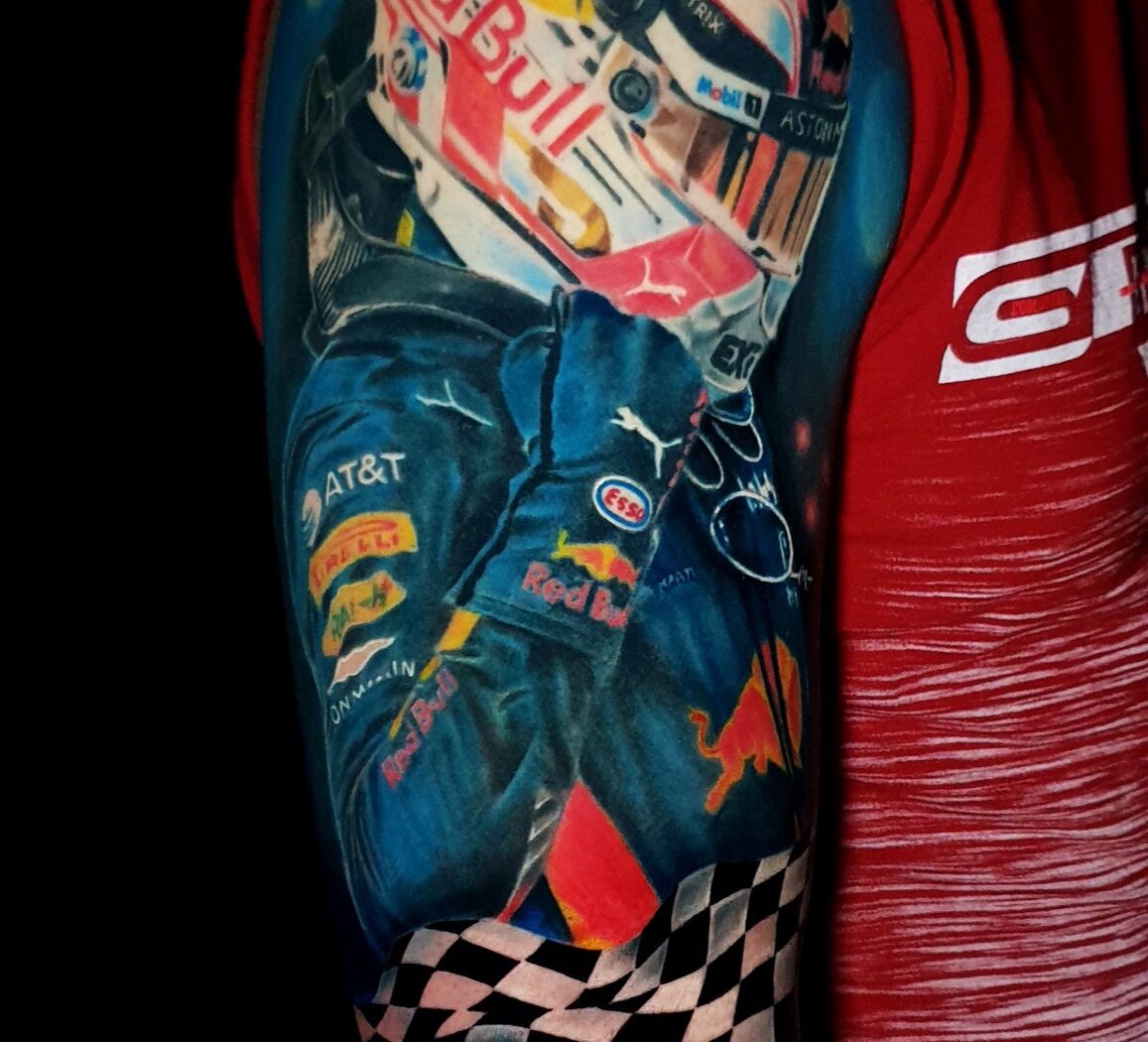 Colour tattoo by Hypnotic Art Tattoo Studio, Milton Keynes