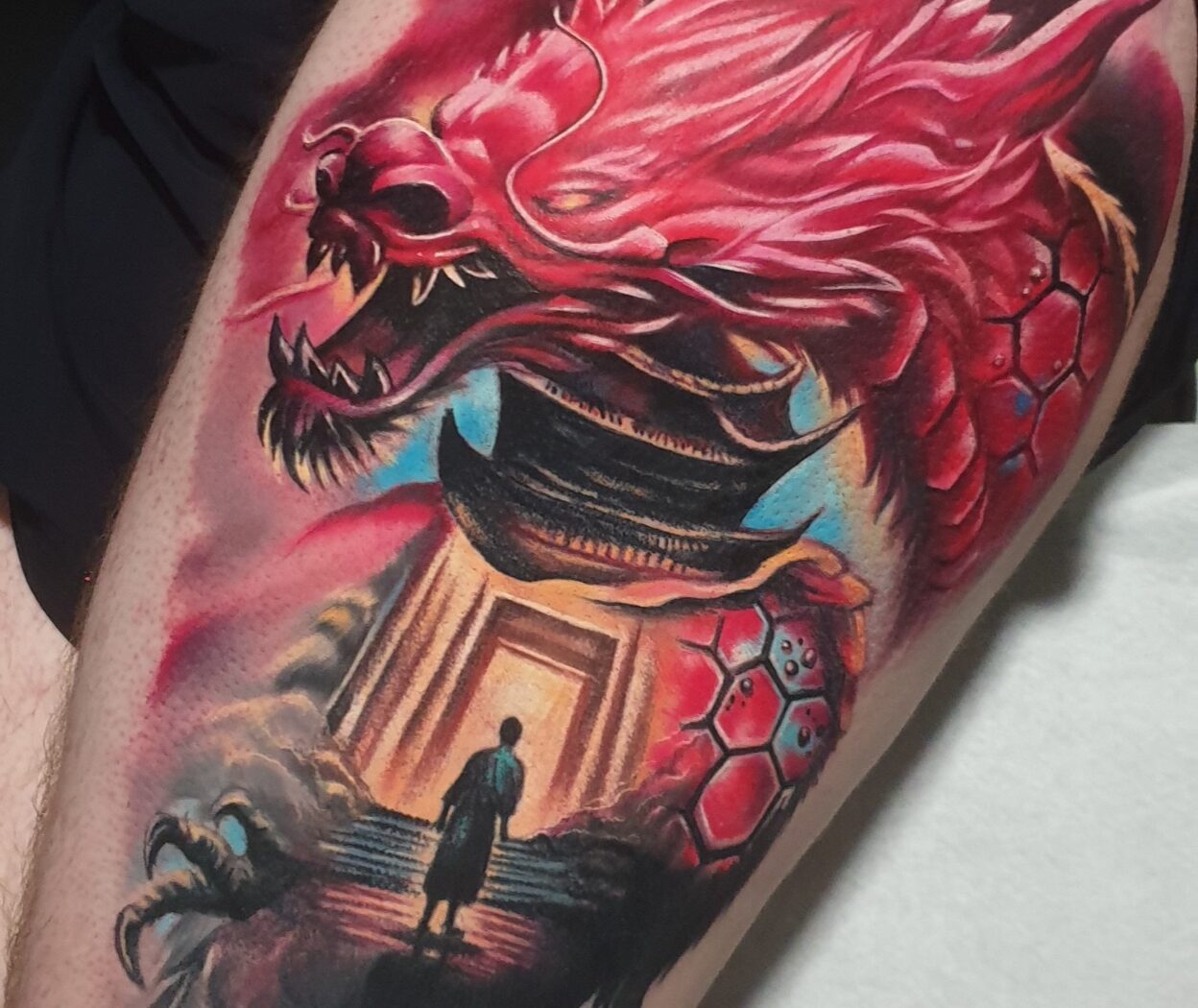 Colour tattoo by Hypnotic Art Tattoo Studio, Milton Keynes