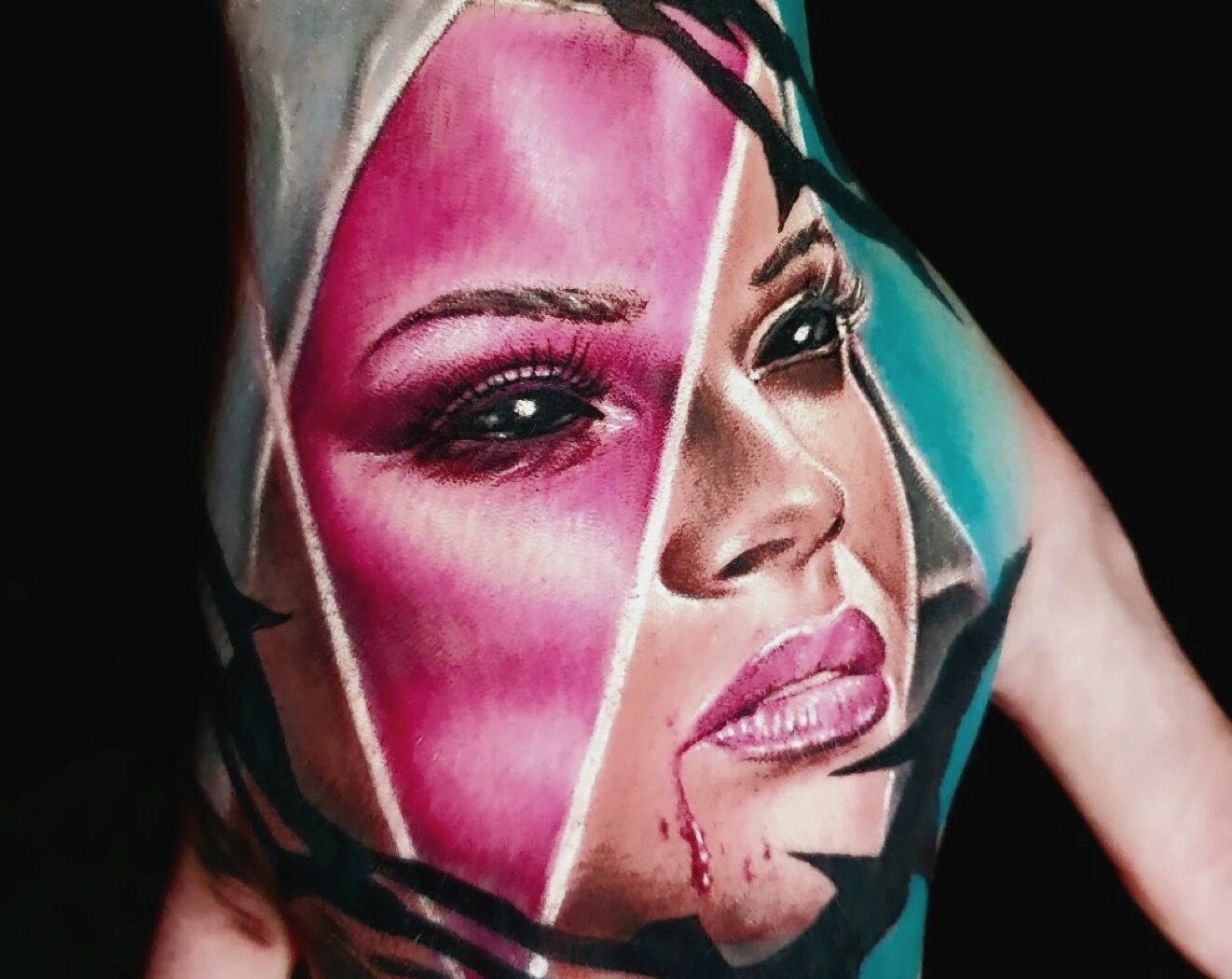 Colour tattoo by Hypnotic Art Tattoo Studio, Milton Keynes