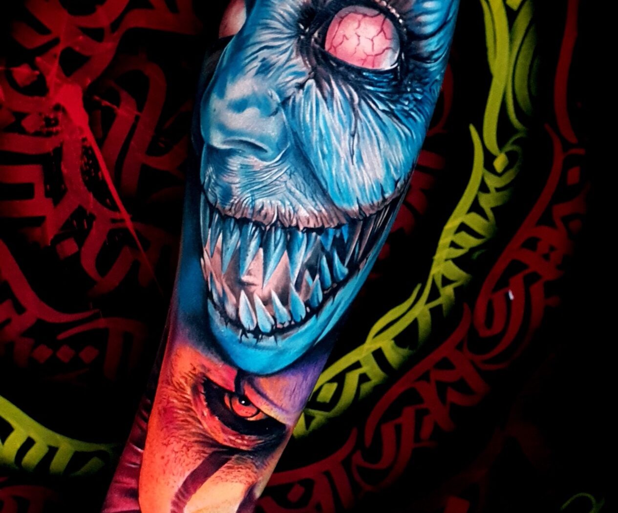 Colour tattoo by Hypnotic Art Tattoo Studio, Milton Keynes