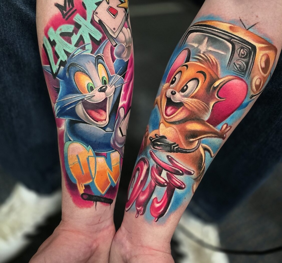 Colour tattoo by Hypnotic Art Tattoo Studio, Milton Keynes