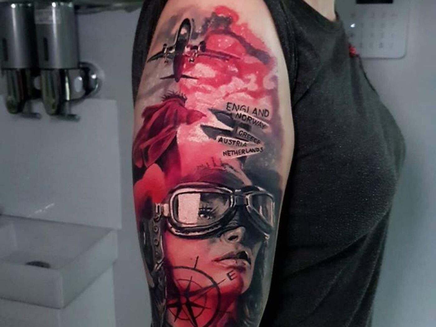 Colour tattoo by Hypnotic Art Tattoo Studio, Milton Keynes