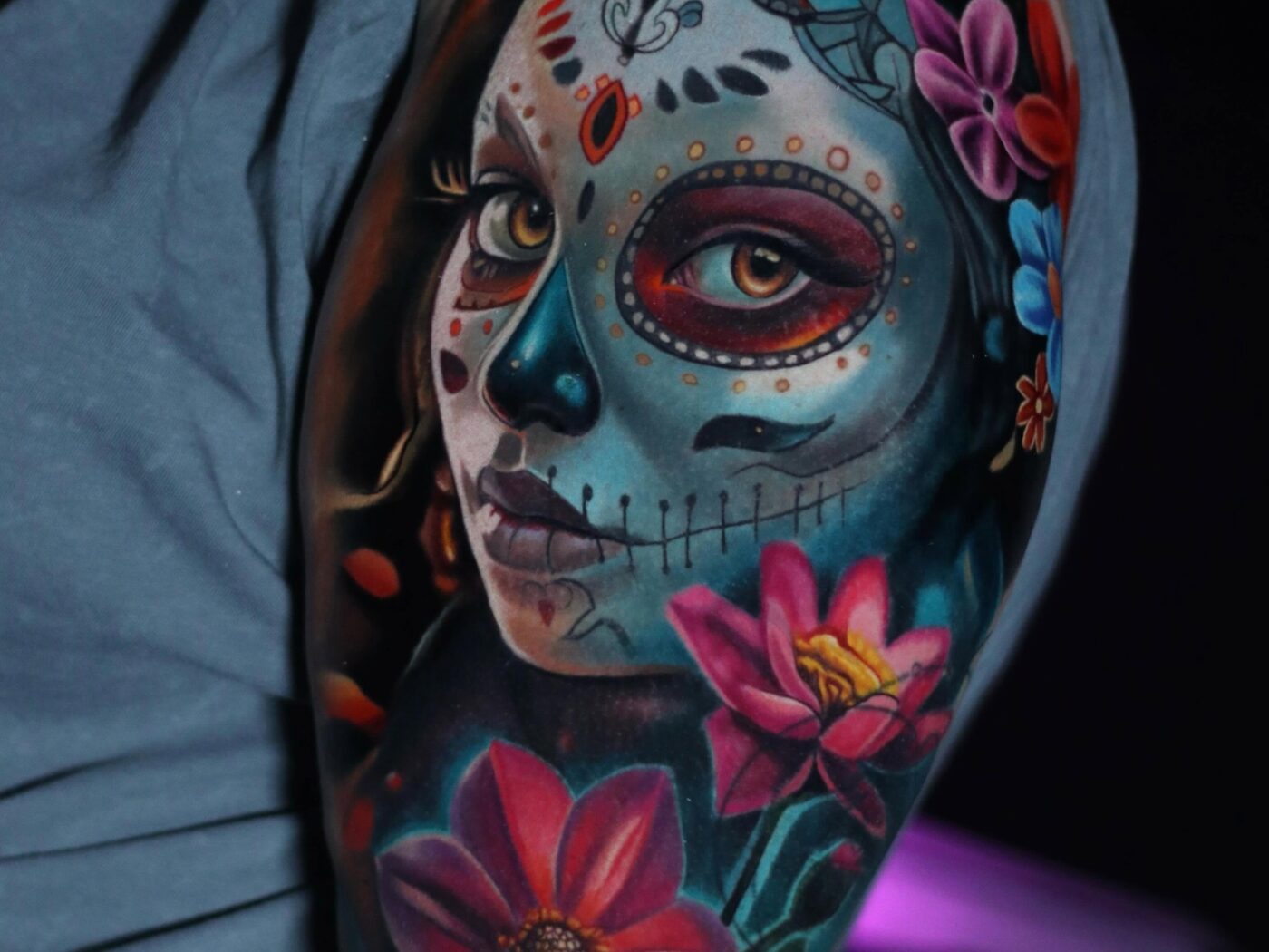 Colour tattoo by Hypnotic Art Tattoo Studio, Milton Keynes