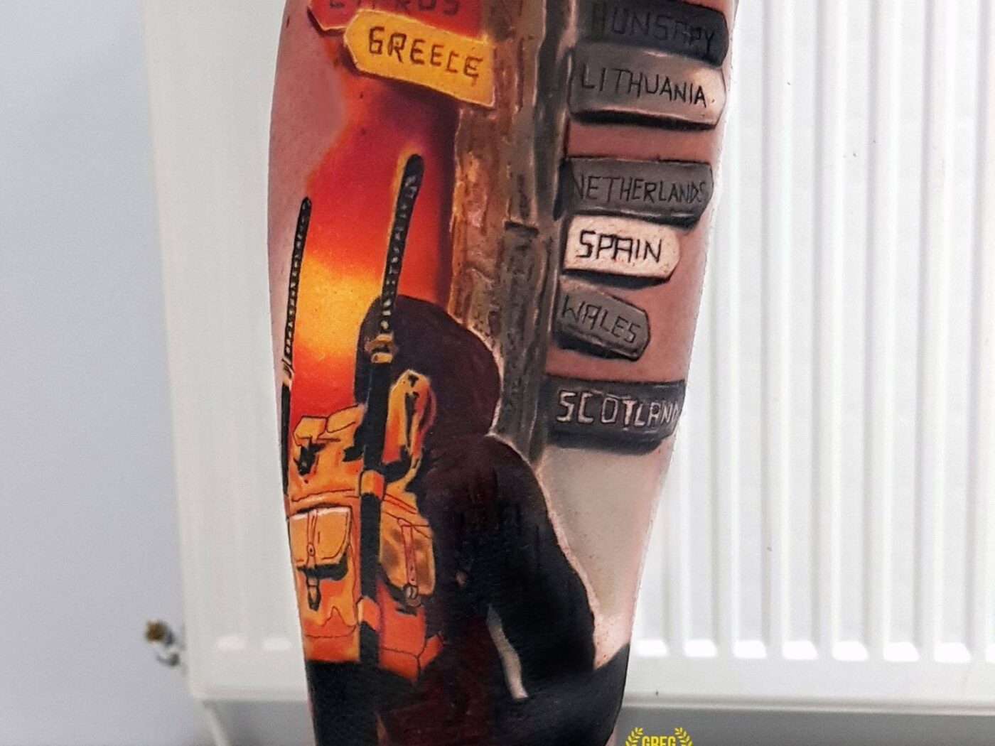 Colour tattoo by Hypnotic Art Tattoo Studio, Milton Keynes