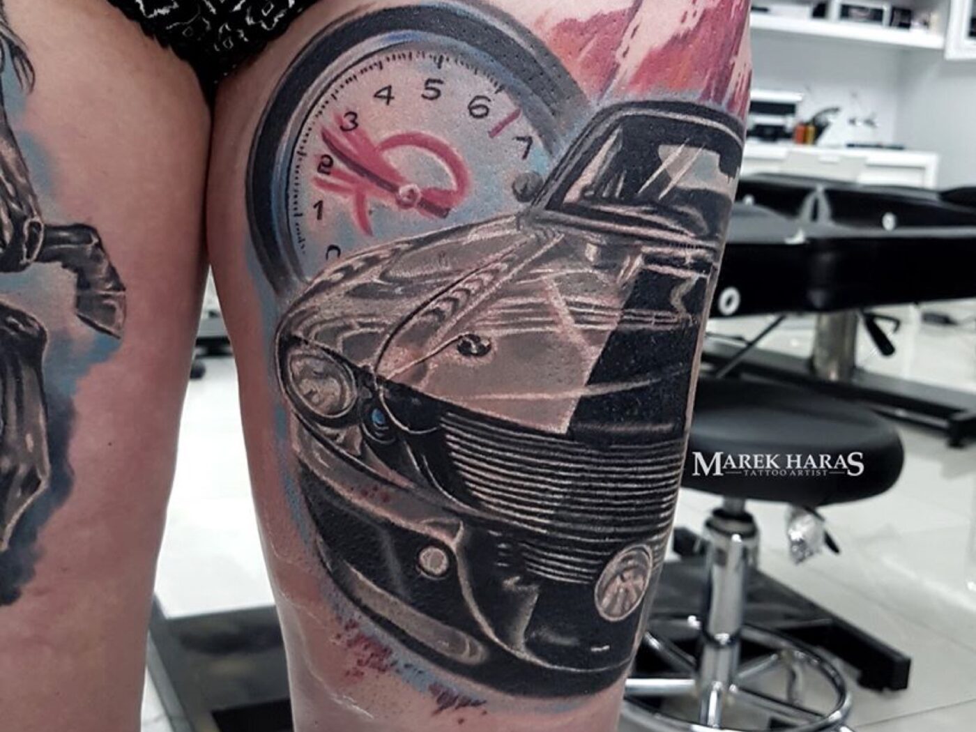Colour tattoo by Hypnotic Art Tattoo Studio, Milton Keynes