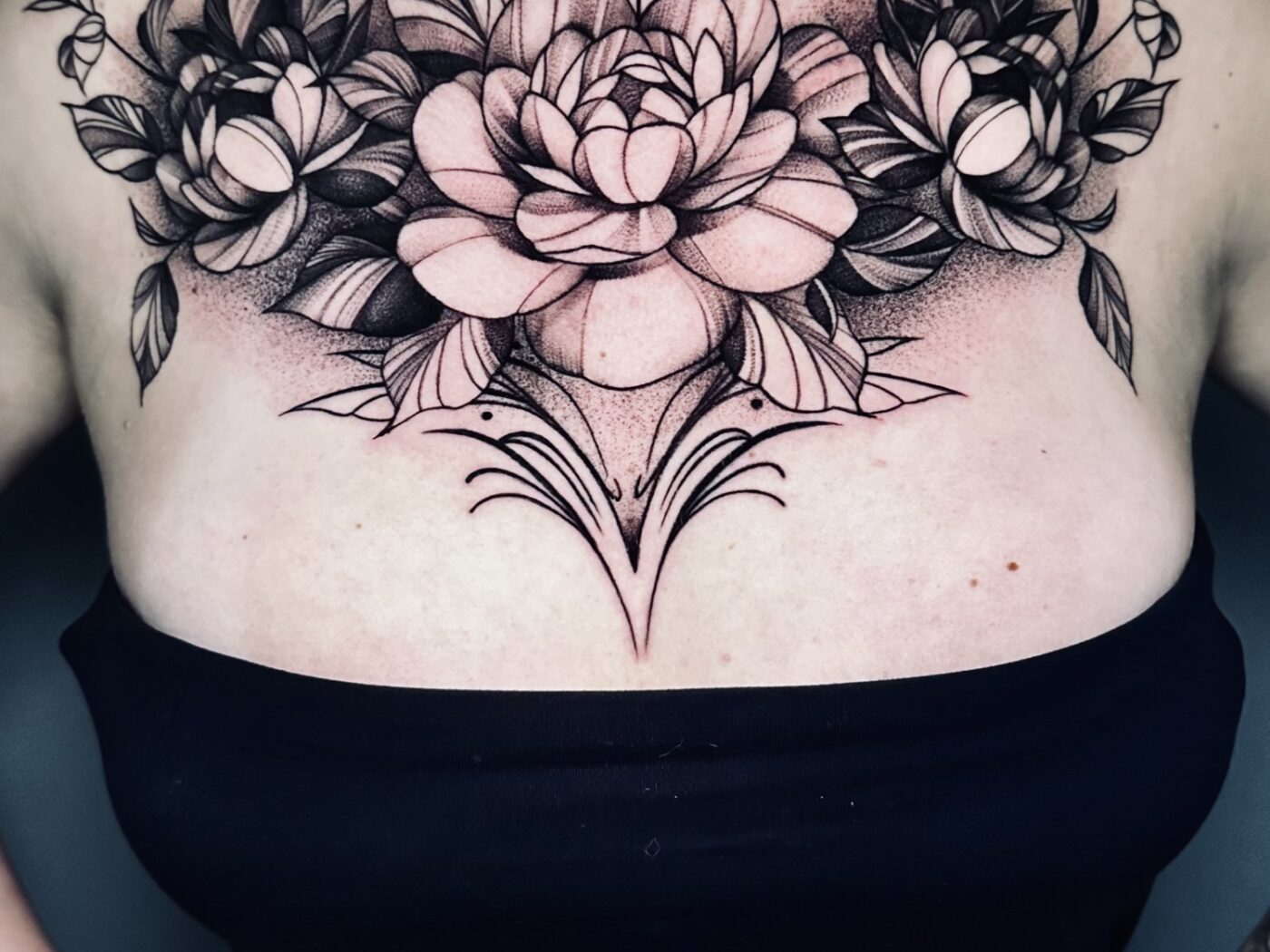 Fine Line & Mandala tattoo by Hypnotic Art Tattoo Studio, Milton Keynes