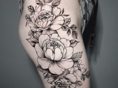 Flowers tattoo #3 by Hypnotic Art Tattoo Studio, Milton Keynes