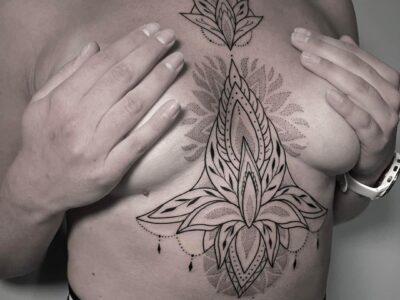 Fine Line & Mandala tattoo #1 by Hypnotic Art Tattoo Studio, Milton Keynes