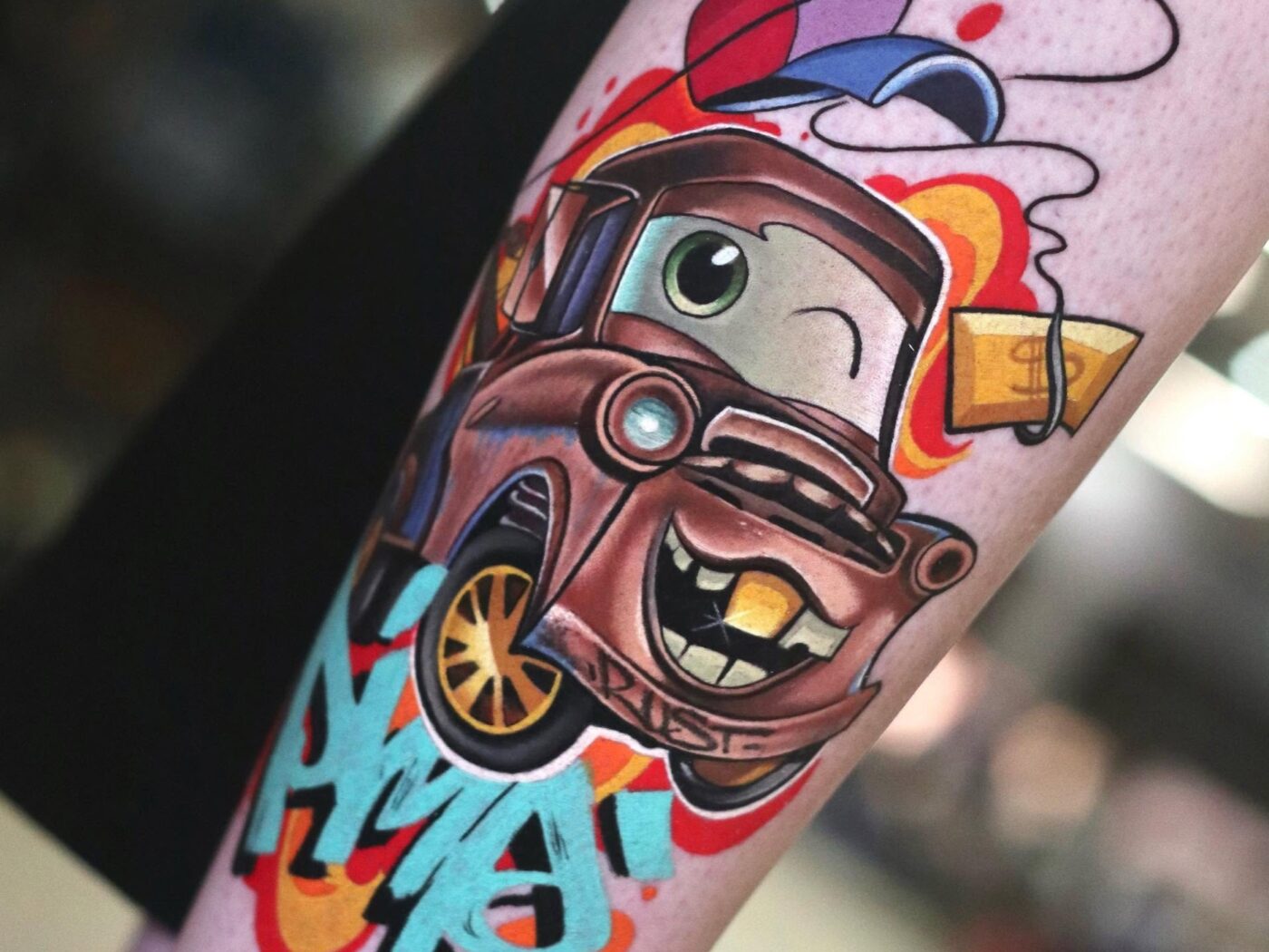 Graffiti & Avantgarde tattoo by Hypnotic Art Tattoo Studio, Milton Keynes