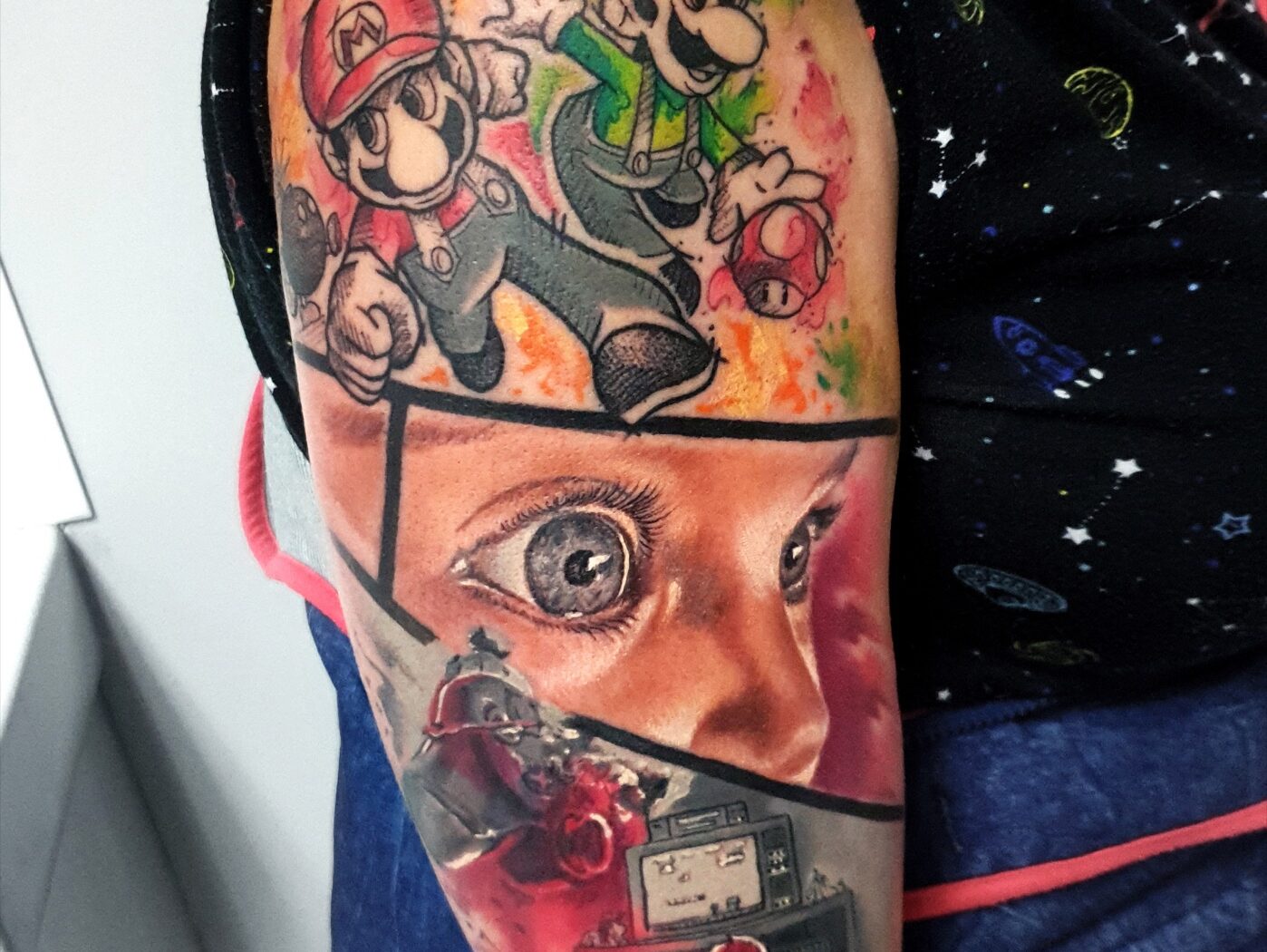 Graffiti & Avantgarde tattoo by Hypnotic Art Tattoo Studio, Milton Keynes