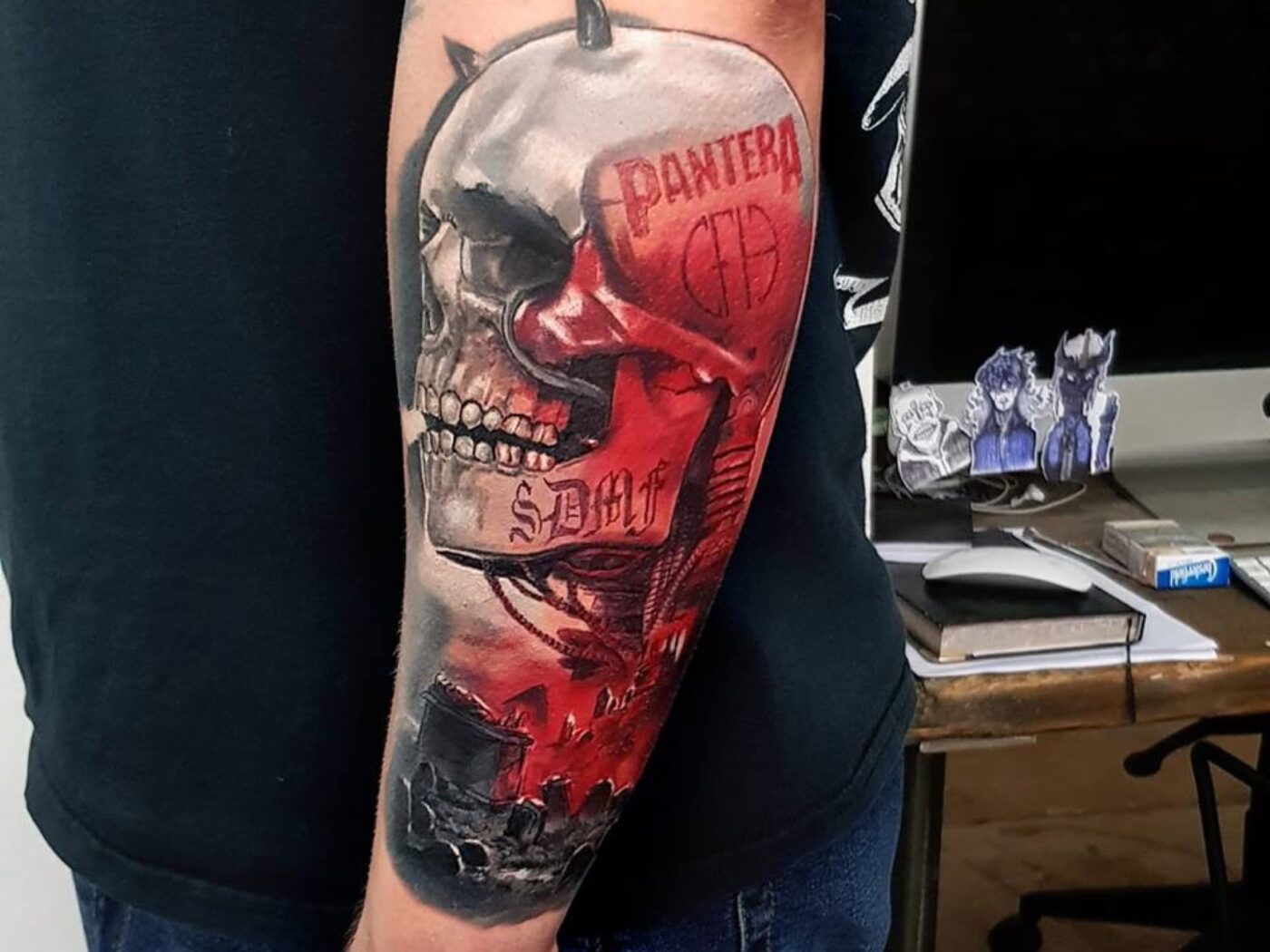 Horror tattoo by Hypnotic Art Tattoo Studio, Milton Keynes
