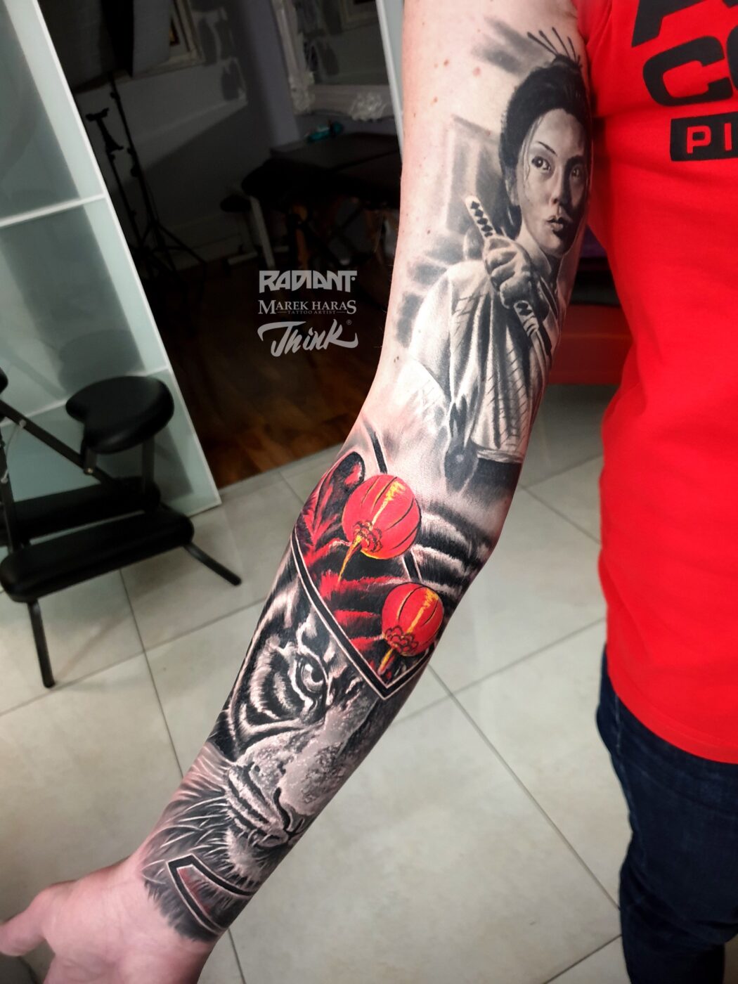 Japanese tattoo by Hypnotic Art Tattoo Studio, Milton Keynes