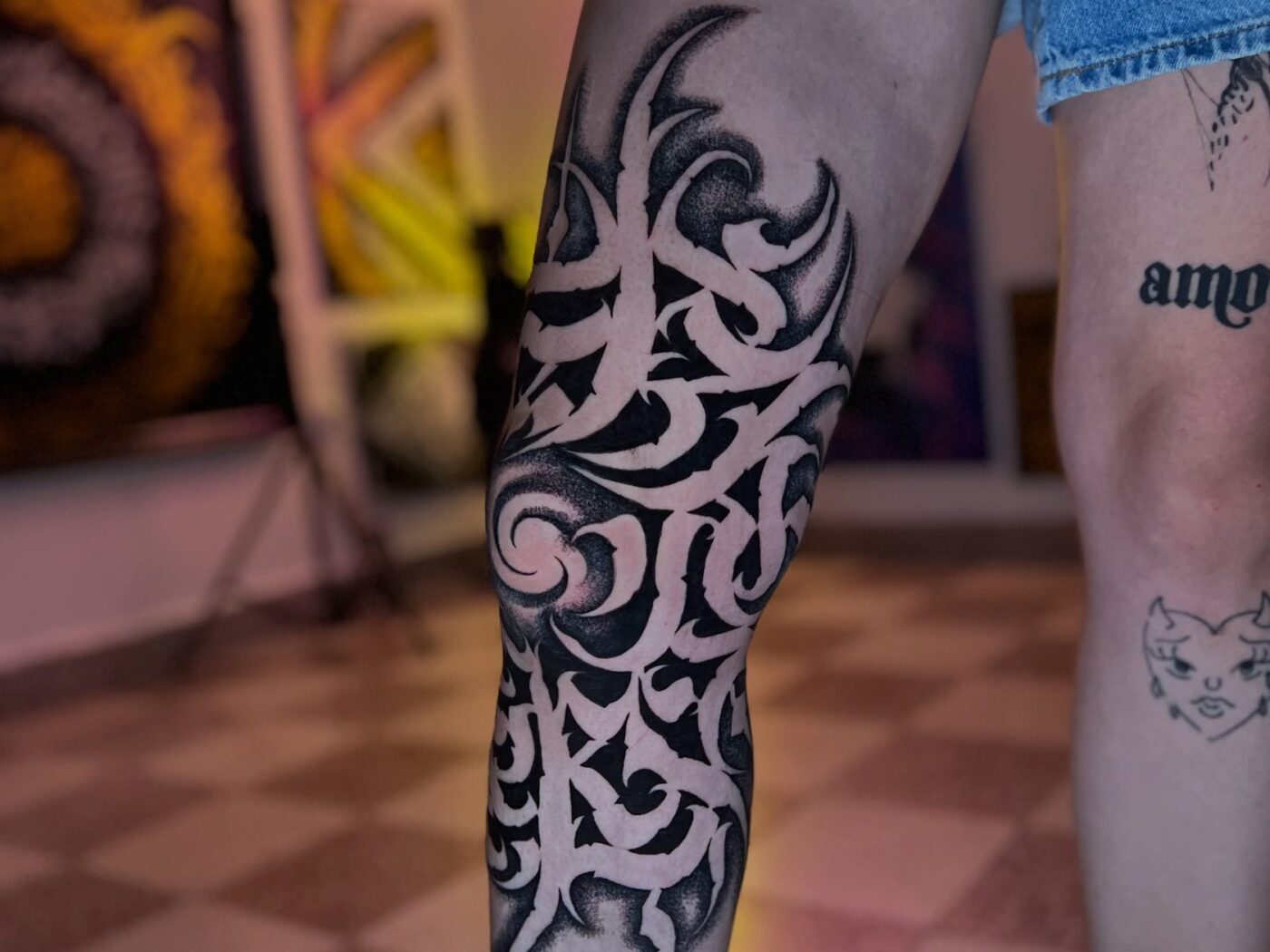 Lettering tattoo by Hypnotic Art Tattoo Studio, Milton Keynes