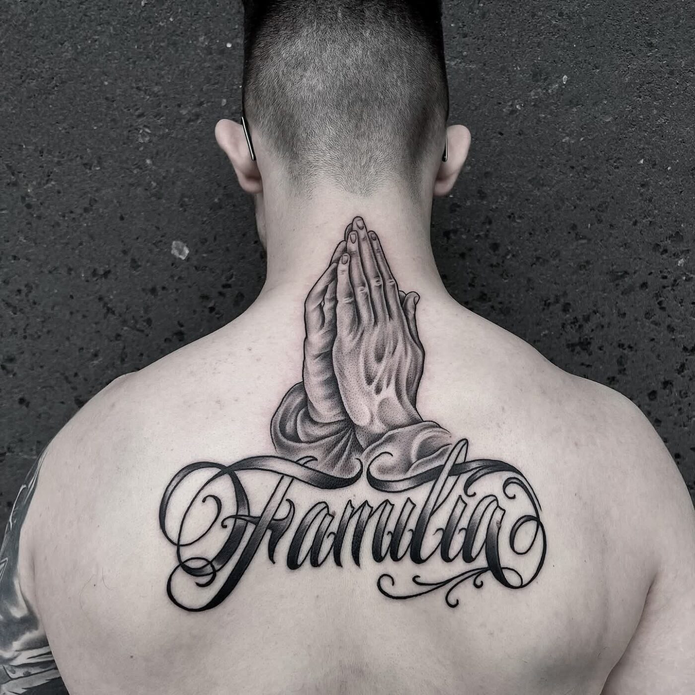 Lettering tattoo by Hypnotic Art Tattoo Studio, Milton Keynes