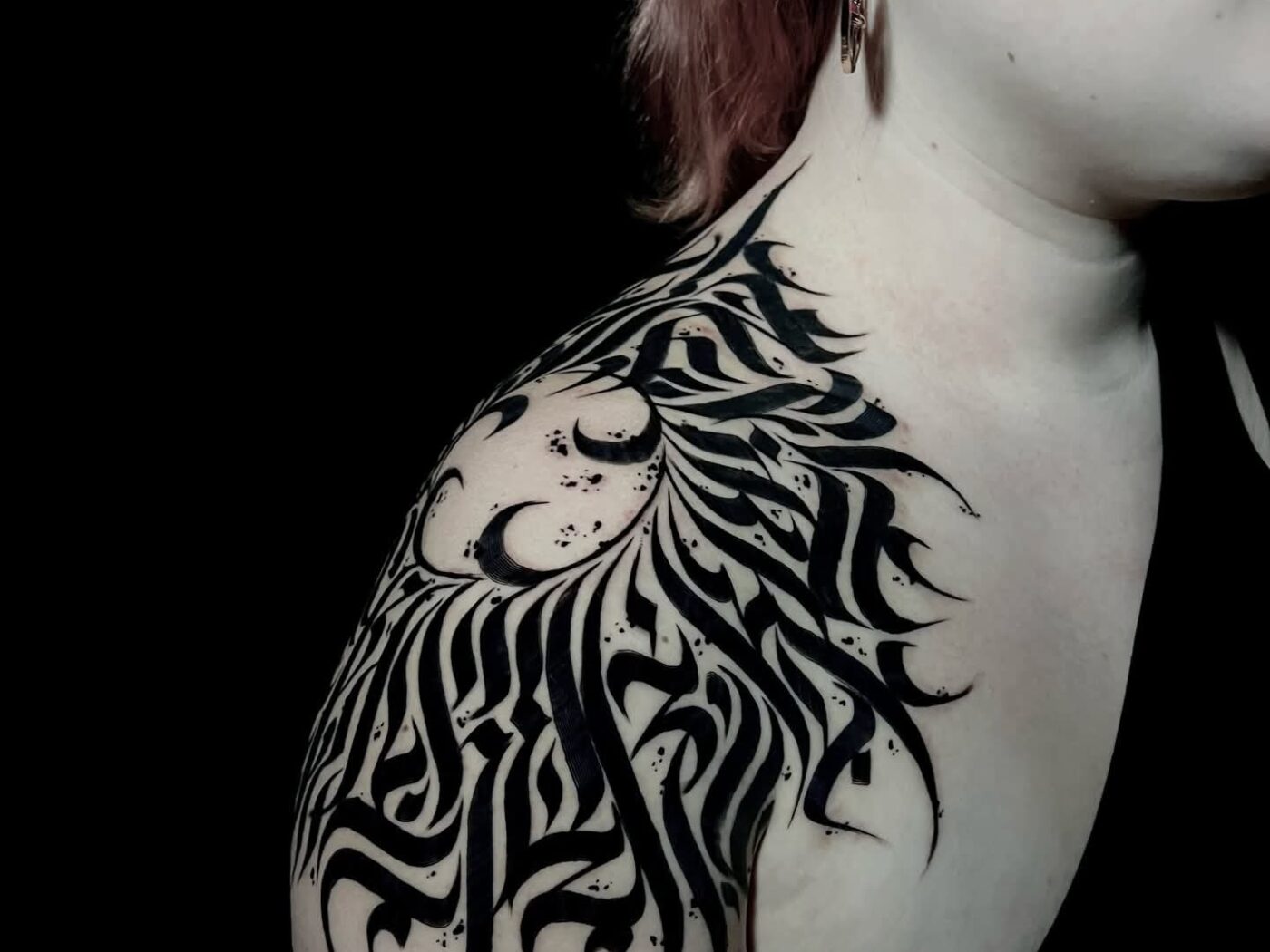 Lettering tattoo by Hypnotic Art Tattoo Studio, Milton Keynes