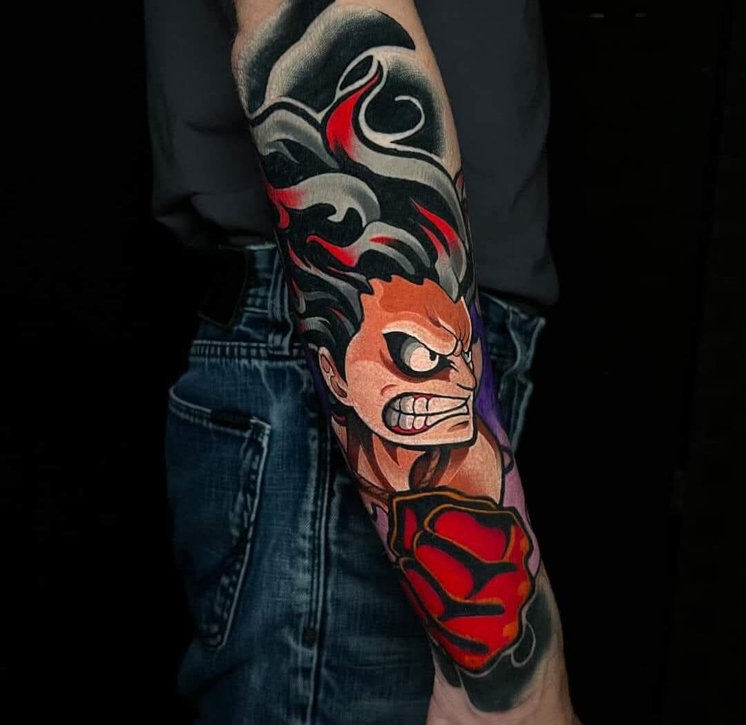 Manga tattoo by Hypnotic Art Tattoo Studio, Milton Keynes