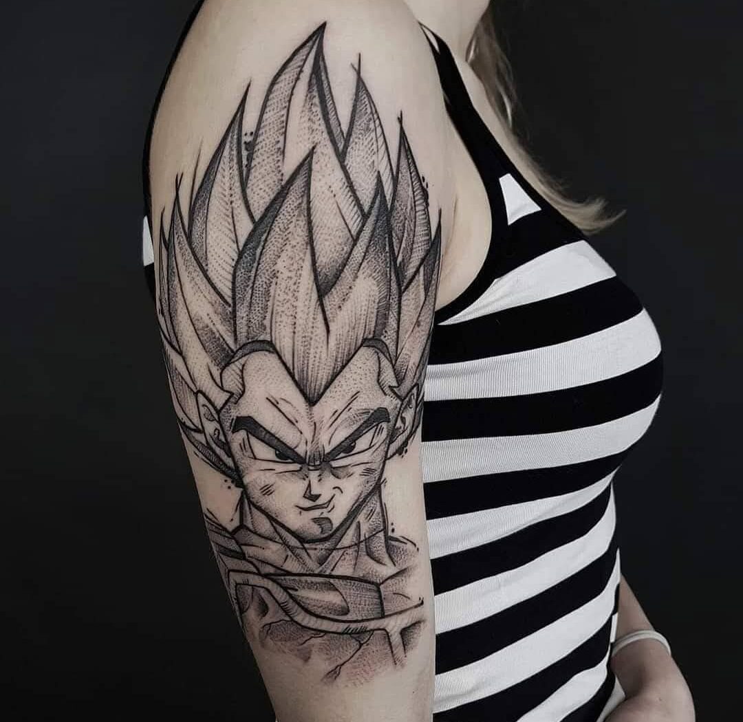 Manga tattoo by Hypnotic Art Tattoo Studio, Milton Keynes
