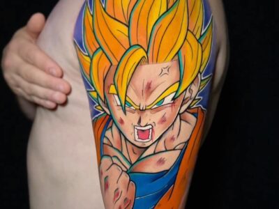 Manga tattoo #3 by Hypnotic Art Tattoo Studio, Milton Keynes