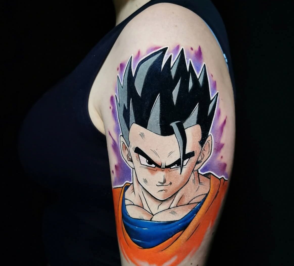 Manga tattoo by Hypnotic Art Tattoo Studio, Milton Keynes