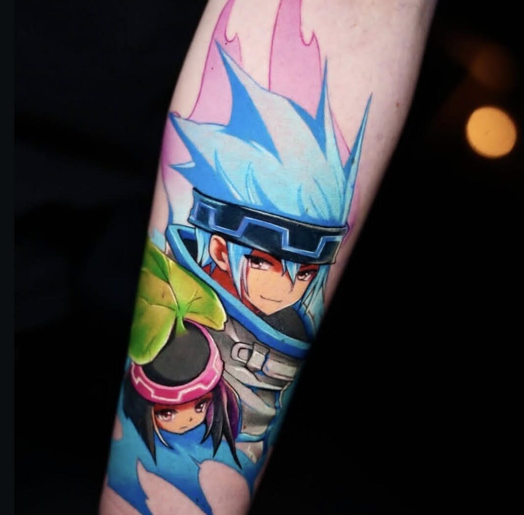 Manga tattoo by Hypnotic Art Tattoo Studio, Milton Keynes