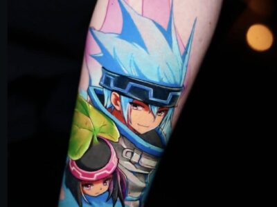 Manga tattoo #1 by Hypnotic Art Tattoo Studio, Milton Keynes