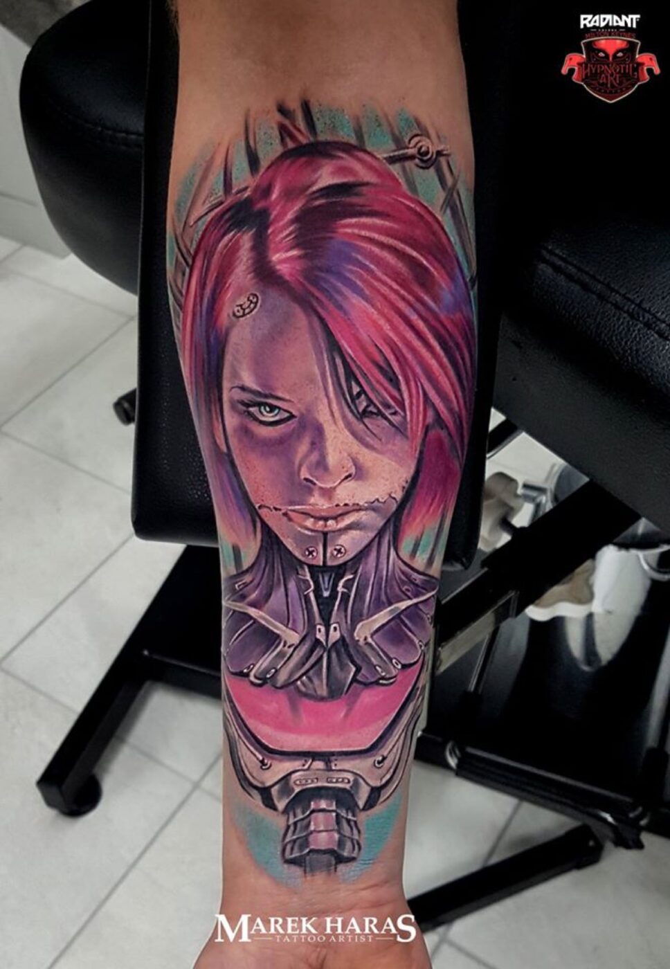 Modern & Cyber tattoo by Hypnotic Art Tattoo Studio, Milton Keynes
