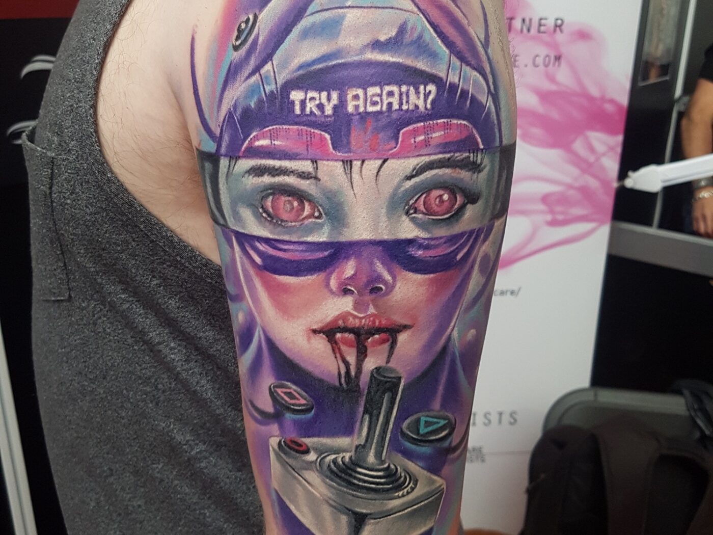 Modern & Cyber tattoo by Hypnotic Art Tattoo Studio, Milton Keynes