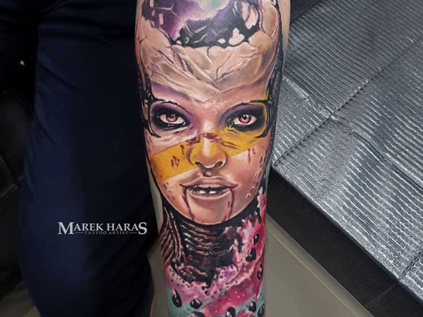 Modern & Cyber tattoo by Hypnotic Art Tattoo Studio, Milton Keynes