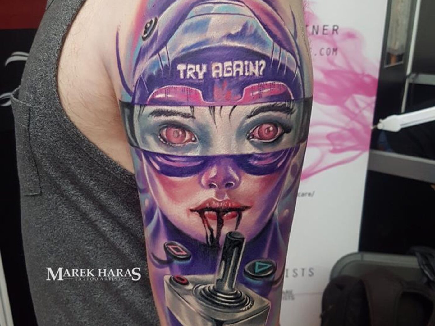 Modern & Cyber tattoo by Hypnotic Art Tattoo Studio, Milton Keynes