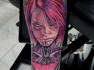 Modern & Cyber tattoo #2 by Hypnotic Art Tattoo Studio, Milton Keynes